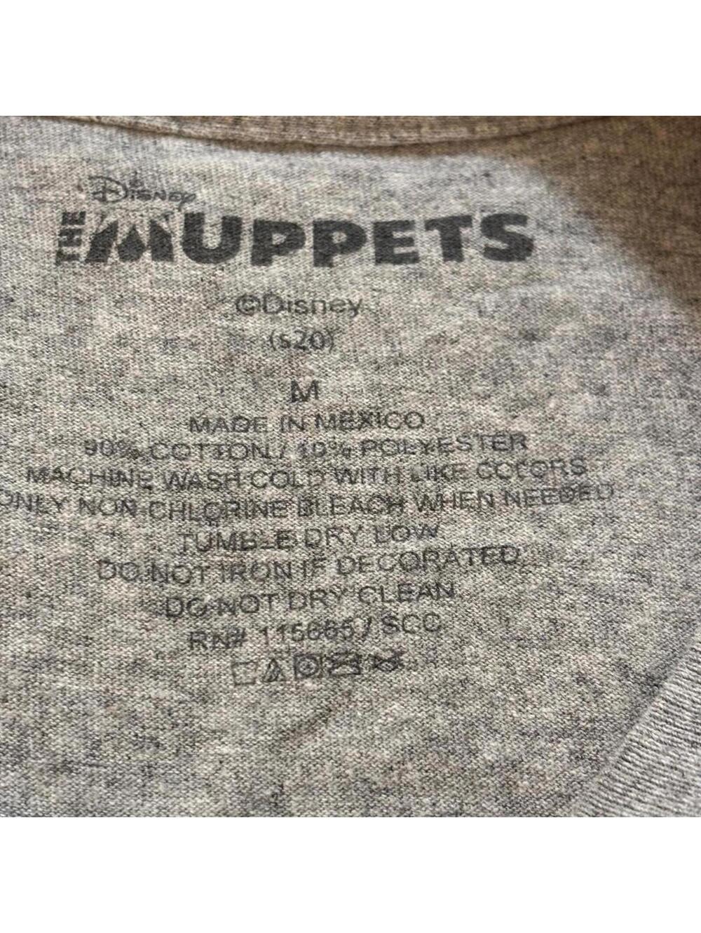 Disney Muppets Kermit the Frog Graphic T Shirt Gray M - Picture 4 of 4